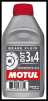 Тормозная жидкость Motul DOT-3/4 0.5 л