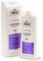 Натуральный турецкий шампунь Phytocomplex для всех типов волос "Lavender & Sagetea All Hair Types" с экстрактами лаванды и шалфея