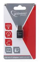 Сетевой адаптер WiFi Gembird WNP-UA-005 300Мбит, USB 802.11b/g/n