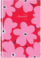 Ежедневник недатированный А5, 160л., 7БЦ BG "Flowers", глянцевая ламинация