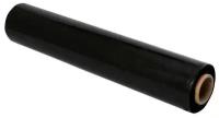 Стрейч-пленка для ручной упаковки (23мкм, 50см x 190м, растяжение 180%) черная, 1шт
