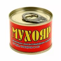 Дымовая шашка от мух, комаров и ос 50 г "Мухояр"