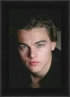 Плакат, постер на бумаге Леонардо Ди Каприо. Leonardo DiCaprio. Размер 21 х 30 см