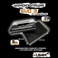 Шумоизоляция EVO 3.0 by Шумология (20 листов 3мм) - виброизоляция, вибропласт для автомобиля