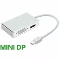 Адаптер-переходник 4 в 1 для miniDP на DP, HDMI, DVI, VGA