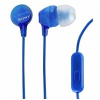 Наушники Sony MDR-EX15AP голубой