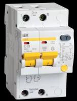 Дифференциальный автомат IEK АД 12 2П 100 мА C 4.5 кА AC электромеханический 63 А 100 мА