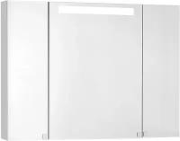 Зеркальный шкаф Aquaton Мадрид 100 со светильником белый 1A111602MA010