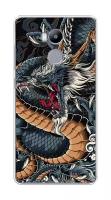 Силиконовый чехол на Xiaomi Redmi 4 Pro / Сяоми Редми 4 Про Japanese Dragon