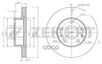 ZEKKERT BS-5152 Диск торм. перед. Citroen Jumper (230 244 Z_) 94- Fiat Ducato (230 244 250 Z_) 94- Peugeot Bo