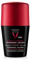 VICHY Homme Clinical control Дезодорант-антиперспирант для мужчин 96 часов защиты, 50 мл