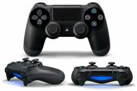 Беспроводной Геймпад для PlayStation 4 Черный Bluetooth / PS4 / PC / Блютуз Джойстик для Сони Плейстейшен и ПК