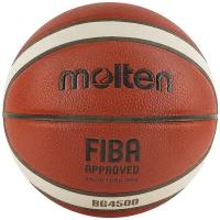 Мяч баскетбольный "MOLTEN B6G4500" р.6, FIBA Approved Синт. кожа (микрофибра)