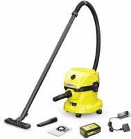 Пылесос с мешком KARCHER Пылесос Karcher WD 2-18 Battery Set V-12/18 245Вт желтый