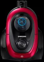 Пылесос для дома Samsung SC18M21C0VR, 1800 Вт, мощность всасывания 380 Вт, для сухой уборки, контейнер 1.5 л, красный/черный