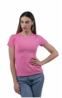 Женская футболка SERGIO DALLINI с коротким рукавом и круглым вырезом SDT651-8-L Розовый