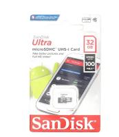 Карта памяти MicroSDHC 32GB Class 10 для SanDisk Ultra Light UHS-I 100MB/s без адаптера