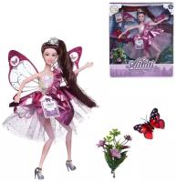 Кукла Atinil. Фея в ярко-розовом платье, с аксессуарами, 28см - Junfa Toys [WJ-22328]