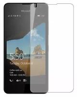 Microsoft Lumia 550 защитный экран Гидрогель Прозрачный (Силикон) 1 штука