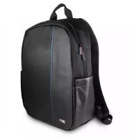 BMW Рюкзак BMW Computer Backpack Compact Carbon для ноутбука до 15 дюймов, черный/синий