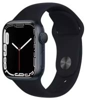 Ремешок для Apple Watch 38/40/41 mm силиконовый, Черный