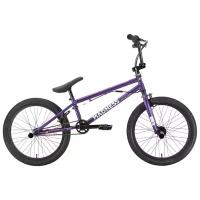 Велосипед BMX STARK Madness BMX 3 (2022) фиолетовый/серебристый 9" (требует финальной сборки)