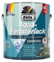 Эмаль акриловая (АК) Dufa Aqua-Fensterlack, глянцевая, белый, 0.75 л