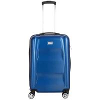 Чемодан SUPRA Luggage из ABS пластика, кодовый замок с индивидуальной настройкой кода, USB-разъем, 80 литров, 4 колеса с поворотом на 360 градусов