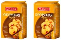 Мука кукурузная Makfa, 2 шт по 500 г