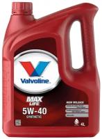 Моторное масло Valvoline maxlife full synthetic sae 5w40 (4л) 872364