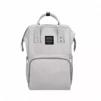 Сумка-рюкзак для мамы Baby Mo с USB, серый