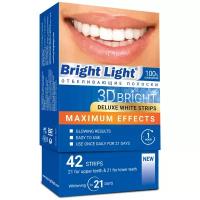 Отбеливающие полоски Bright Light Maximum Effects Профессиональные, 42 шт