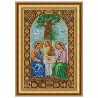 Набор для вышивания бисером Икона Святая Троица 21 х 32 см GALLA COLLECTION И049