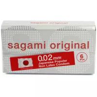 Презервативы SAGAMI Original 0.02 полиуретановые 6 шт