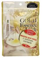 Japan Gals Маска с золотым составом - Essence mask, 7шт