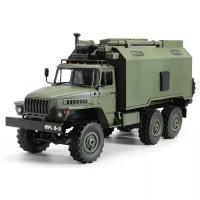 Грузовик WPL Урал B36 RTR, 1:16, 42.5 см, зелeный