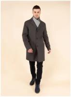 Пальто мужское 04, Nord Star, размер 52, серый