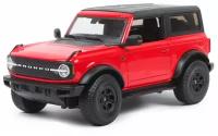 Maisto Машинка металлическая 1:18 2021 Ford Bronco Wildtrak '21, красная