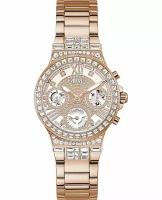 Наручные часы GUESS Sport Steel, белый, розовый