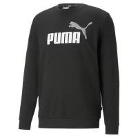 Свитшот PUMA Ess+ 2 Col Big Logo Crew, размер M, черный