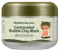 BioAqua Carbonated Bubble Clay Mask очищающая маска на основе глины, 100 г + Подарок (маска для губ)