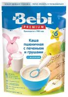 Каша молочная Bebi Premium Пшеничная печенье с грушами сухая с 6 месяцев