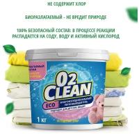 Кислородный отбеливатель / пятновыводитель О2 Clean / ЭКО состав / 1кг