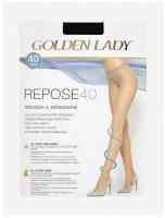 Колготки Golden Lady Repose, 40 den, размер 3/M, черный, бежевый