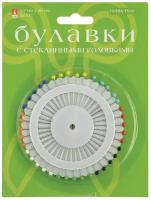 Булавки для шитья. Со стеклянными головками. 0,7ММ Х 38ММ, 32 ШТ