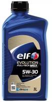 Синтетическое моторное масло ELF Evolution Full-Tech MSX 5W-30, 1 л