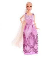 Кукла-модель шарнирная «Синтия» в платье, длинные волосы, микс