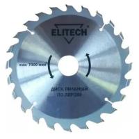 Диск пильный 190 х 20/16 мм, 24 зуба Elitech 1820.053700