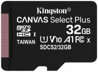 Карта памяти Micro SD Kingston Canvas Select Plus 32GB Class10 100MB/s (SDCS2/32GBSP)