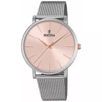 Наручные часы FESTINA Boyfriend, серебряный, розовый